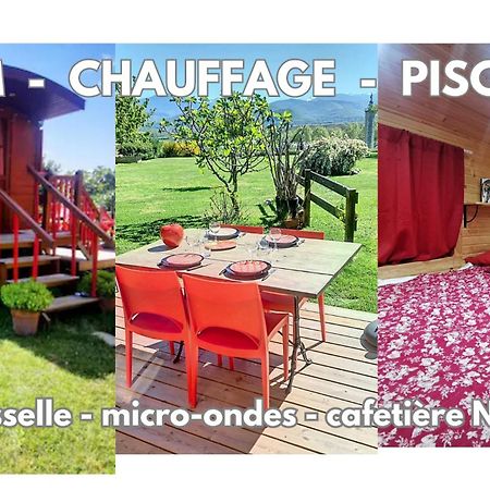 Villeneuve-de-Rivière La Roulotte Du Cagire - 4 Pers - Pyrenees旅馆 外观 照片
